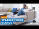 Height Adjustable Speaker Floor Stands (2 ct.)