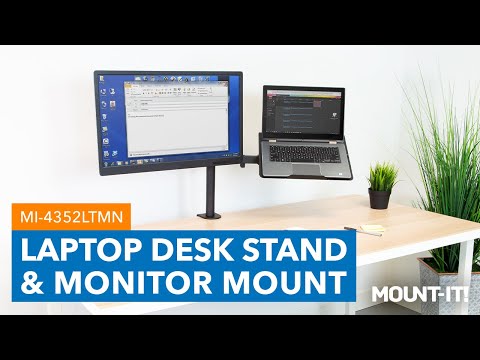 Laptop and Monitor Desk Mount