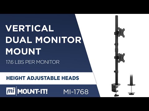 Vertical Dual Monitor Mount