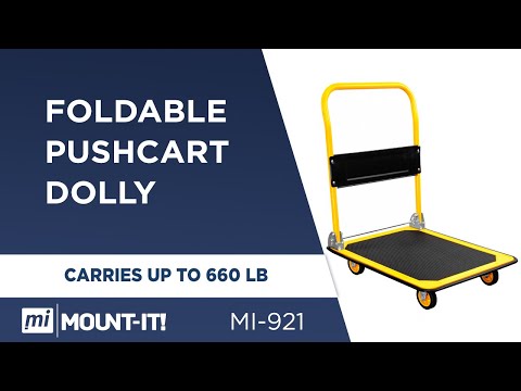 Heavy Duty Foldable Flatbed with Swivel Wheels