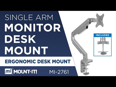 Single Monitor Desk Mount