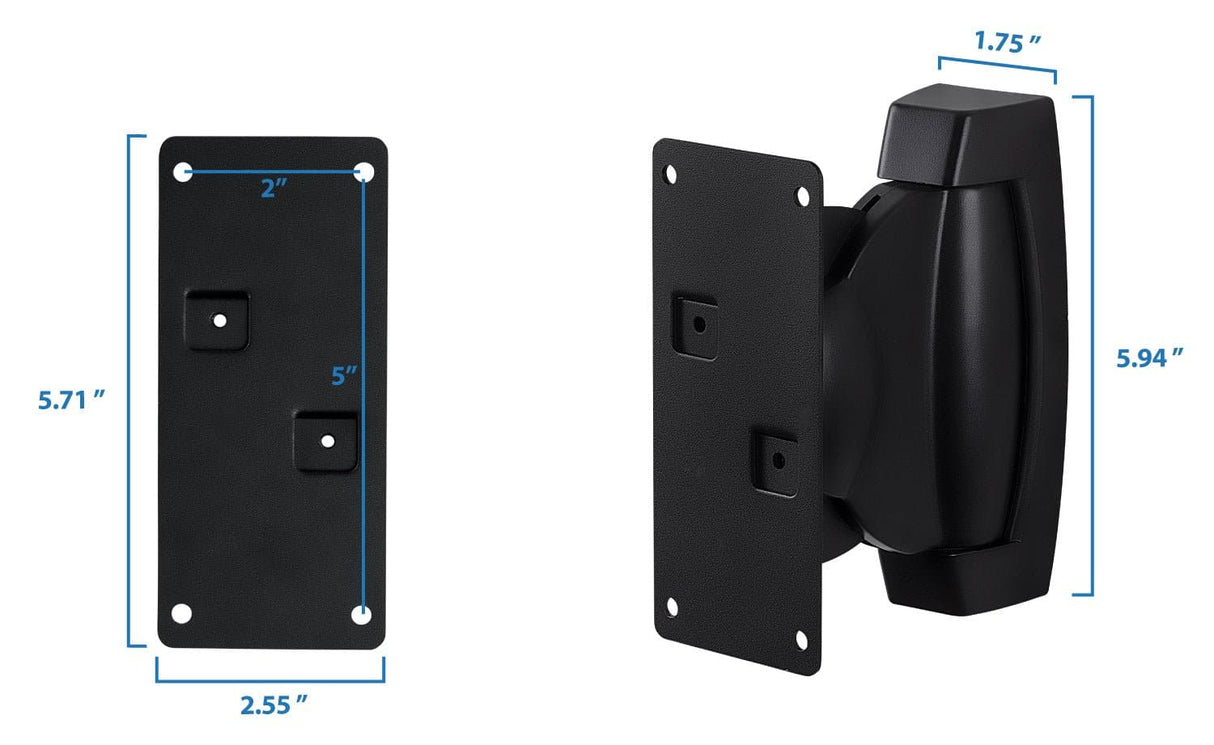 Speaker Mount - Universal Heavy Duty Speaker Wall Mount (Pair) - Mount-It! - MI-SB130