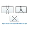 Monitor Vesa Adapters - Universal VESA Adapter Mounting Kit - Mount-It! - MI-9000