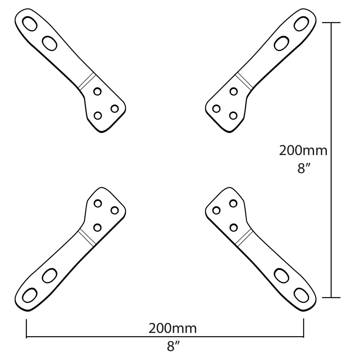 Monitor Vesa Adapters - VESA Mount Adapter Kit - Mount-It! - MI-788