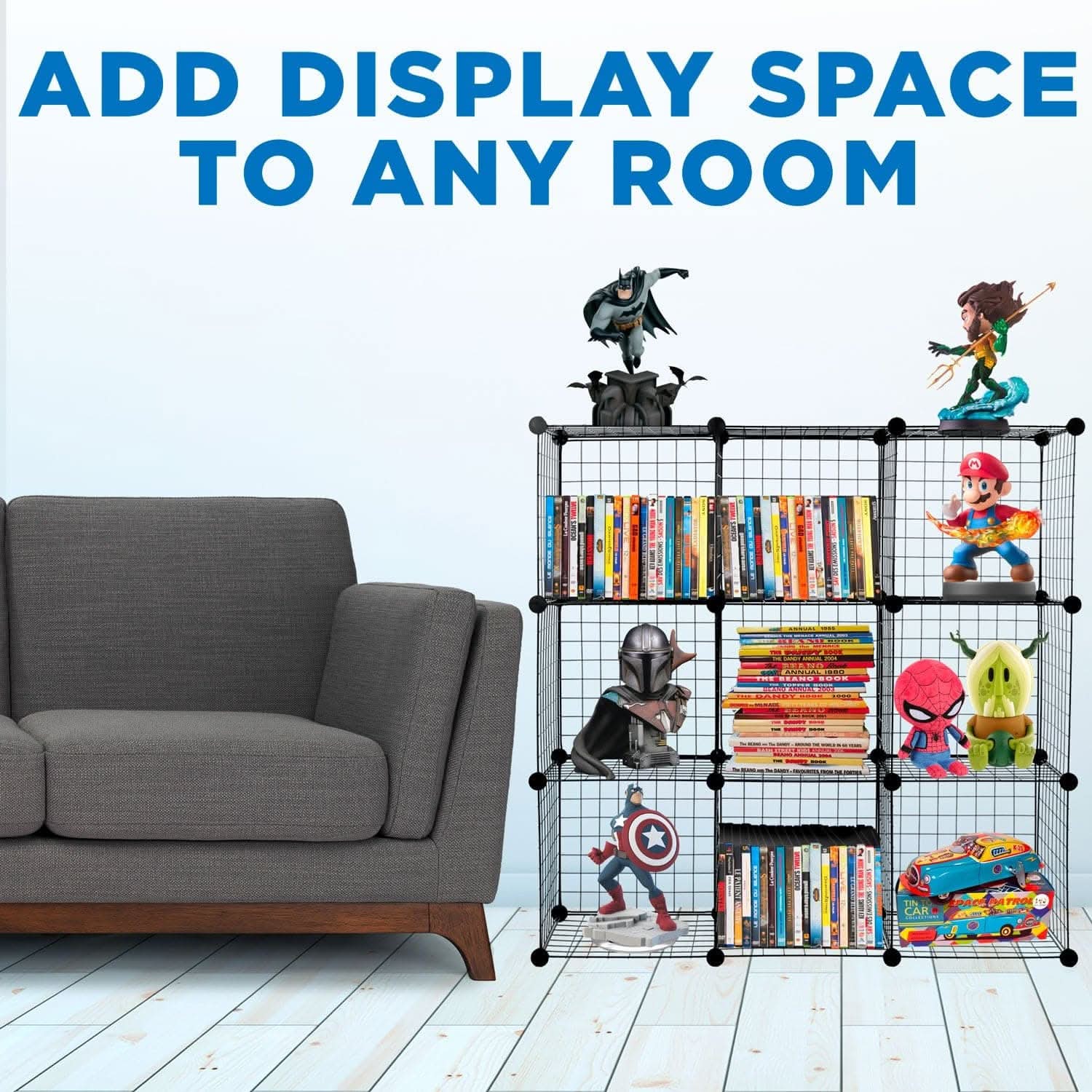 Mount-It! Wire Cube Storage Organizer | WI-4012 - Thumbnail 5